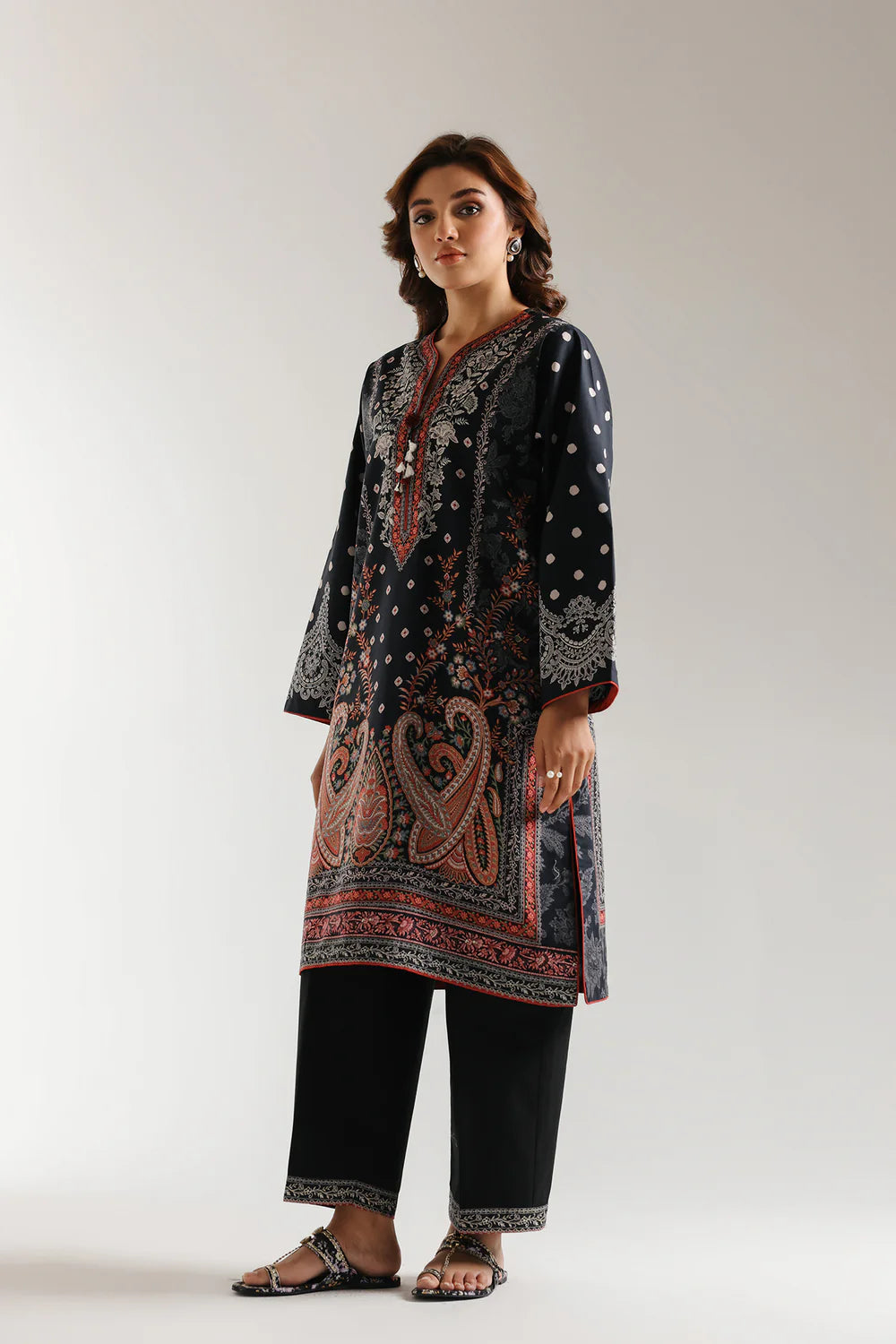 Ethnic Lawn 3 Piece Suit ETH75