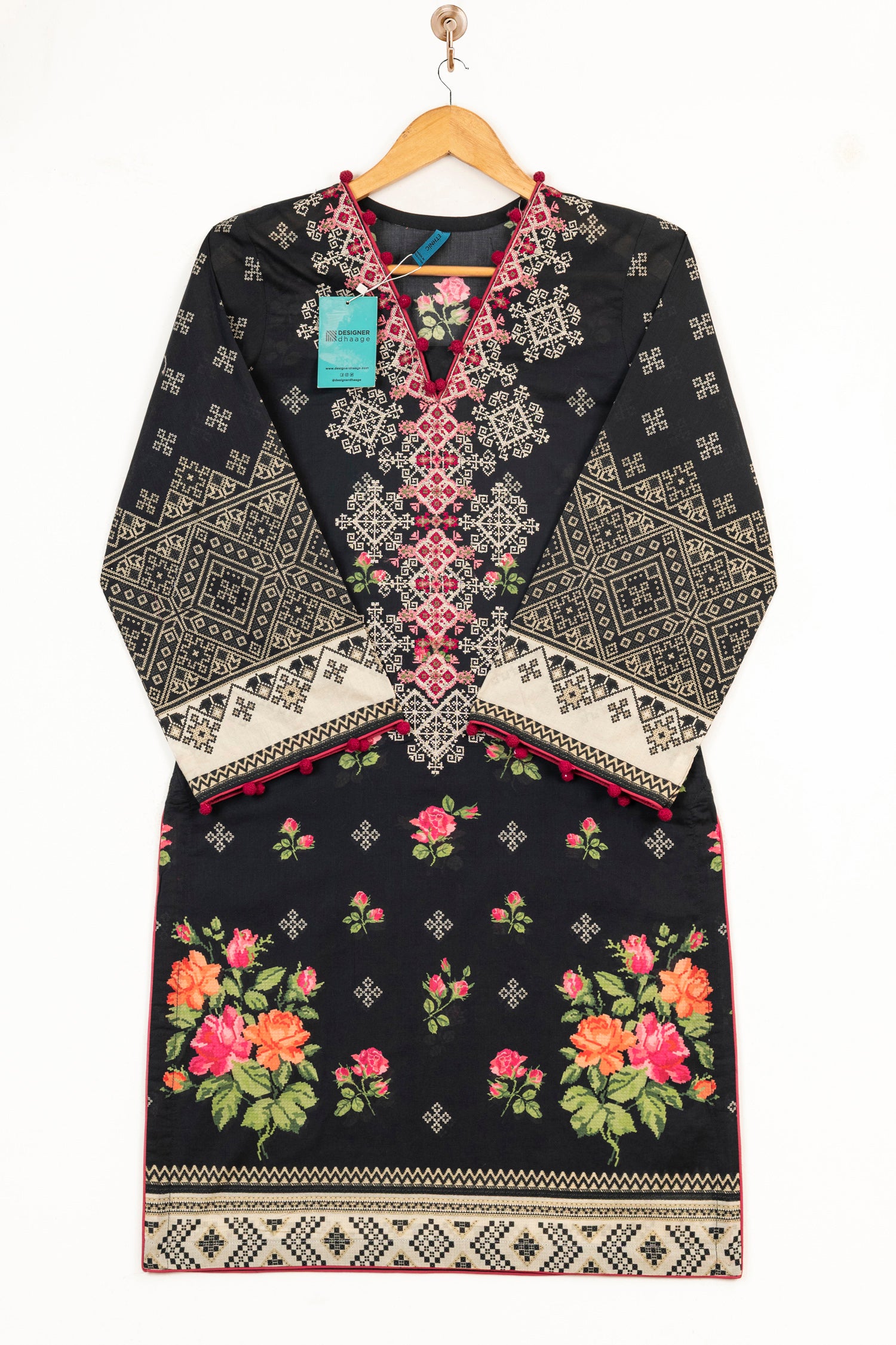 Ethnic Embroidered Lawn 3 Piece Suit ETH68