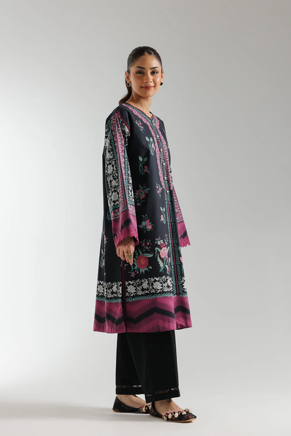 Ethnic Lawn 3 Piece Suit ETH69