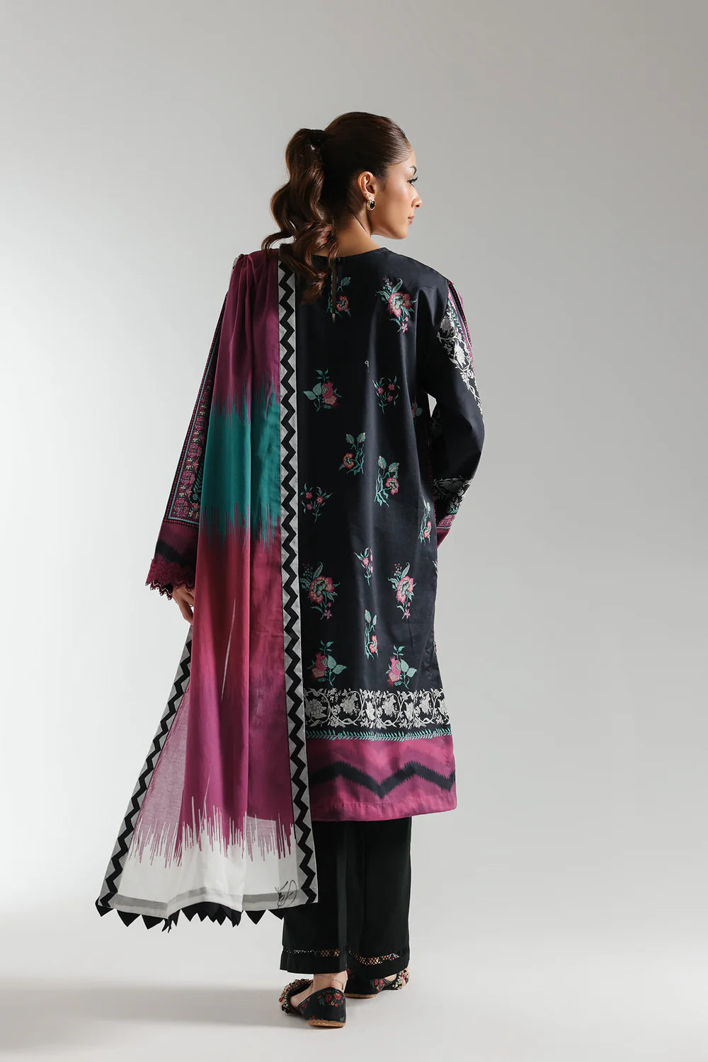 Ethnic Lawn 3 Piece Suit ETH69