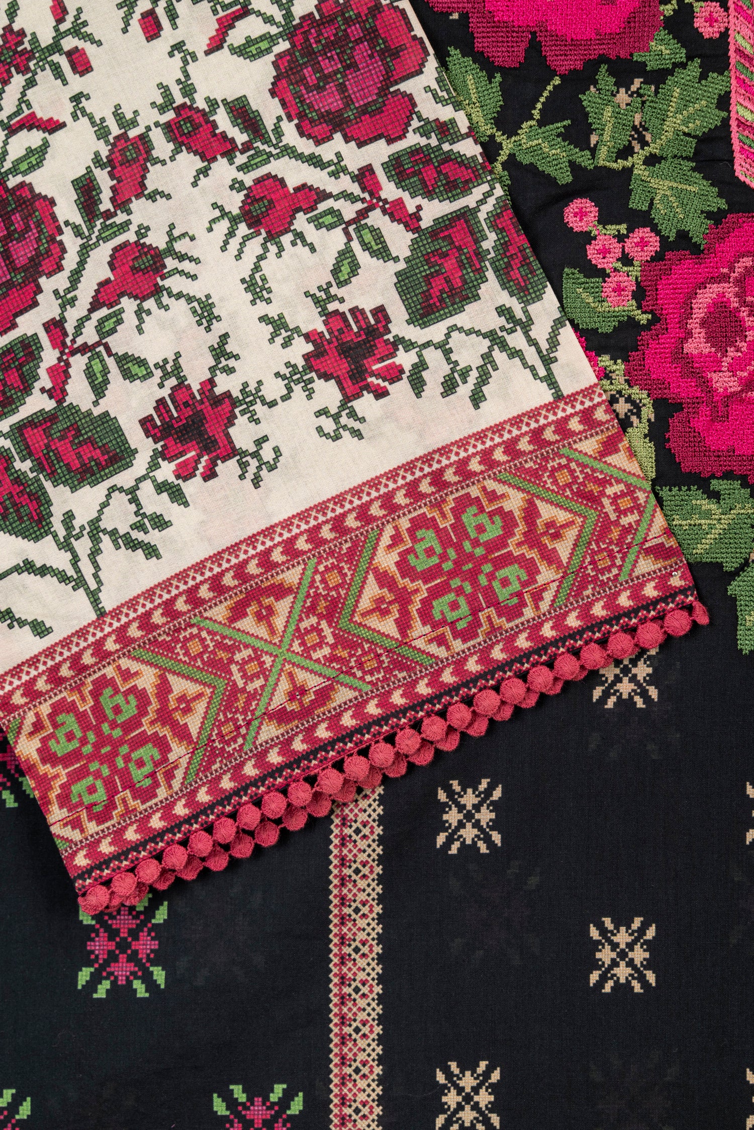 Ethnic Embroidered Lawn 3 Piece Suit ETH70
