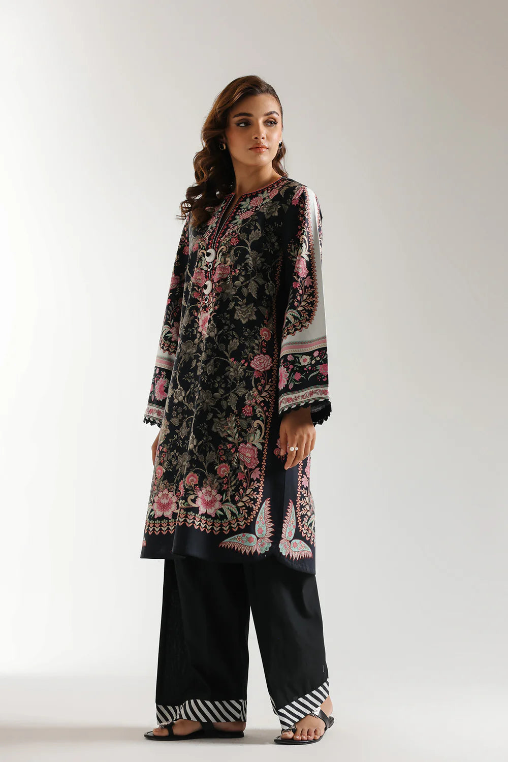 Ethnic Lawn 3 Piece Suit ETH74