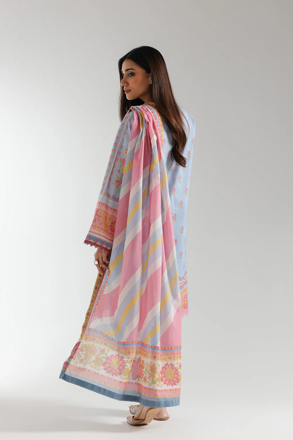 Ethnic Lawn 3 Piece Suit ETH76