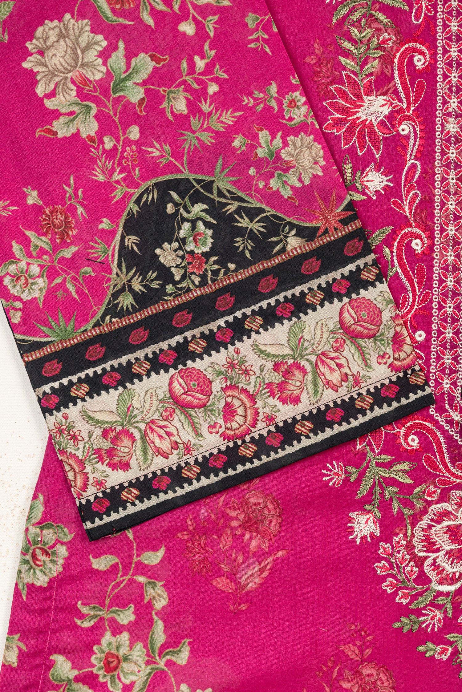 Ethnic Embroidered Lawn 3 Piece Suit ETH78