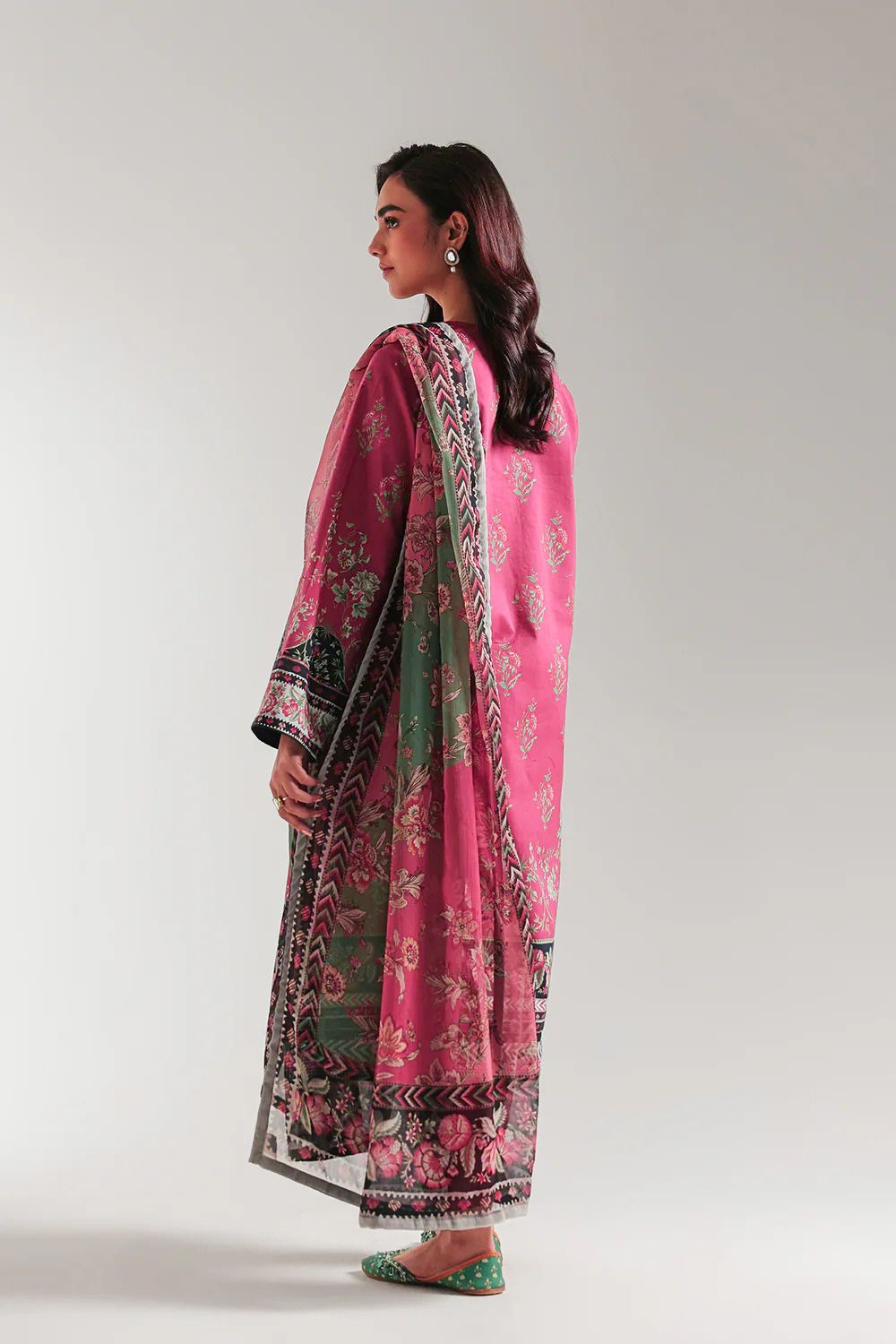 Ethnic Embroidered Lawn 3 Piece Suit ETH78