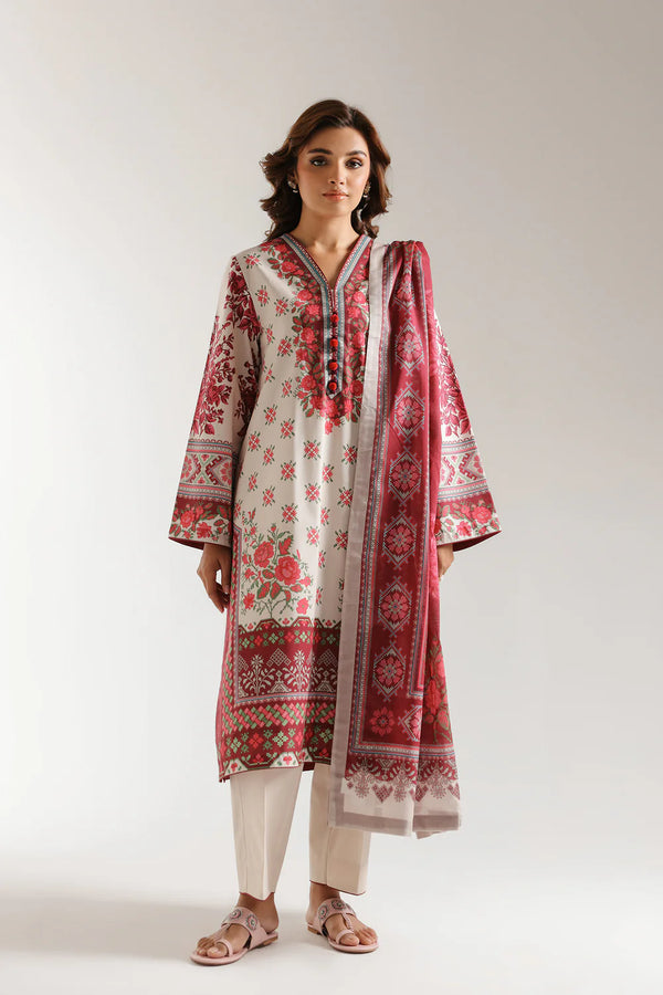 Ethnic Lawn 3 Piece Suit ETH79
