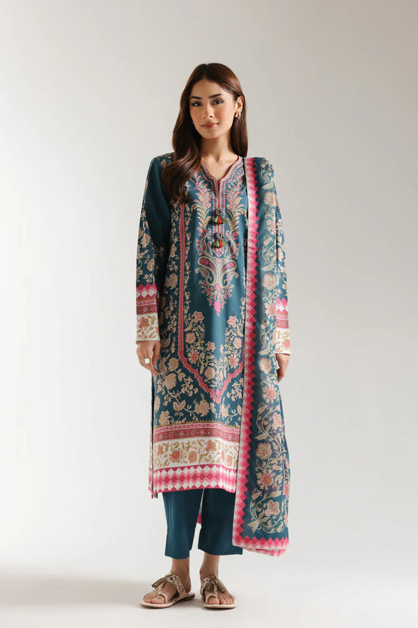 Ethnic Lawn 3 Piece Suit ETH81