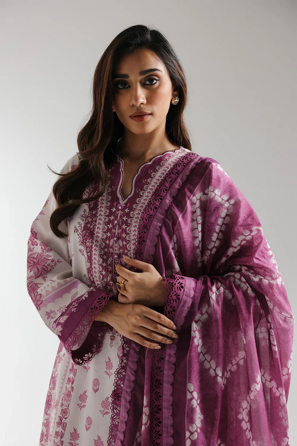 Ethnic Lawn 3 Piece Suit ETH83