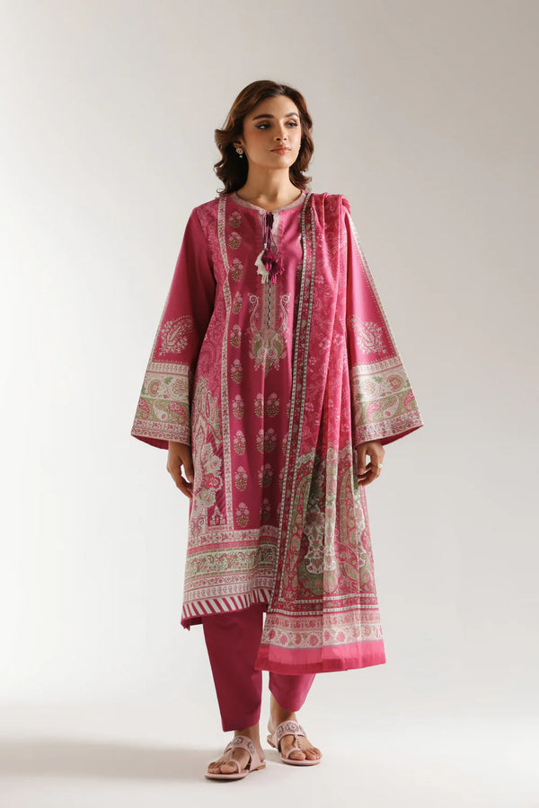 Ethnic Lawn 3 Piece Shalwar Kameez Suit ETH85