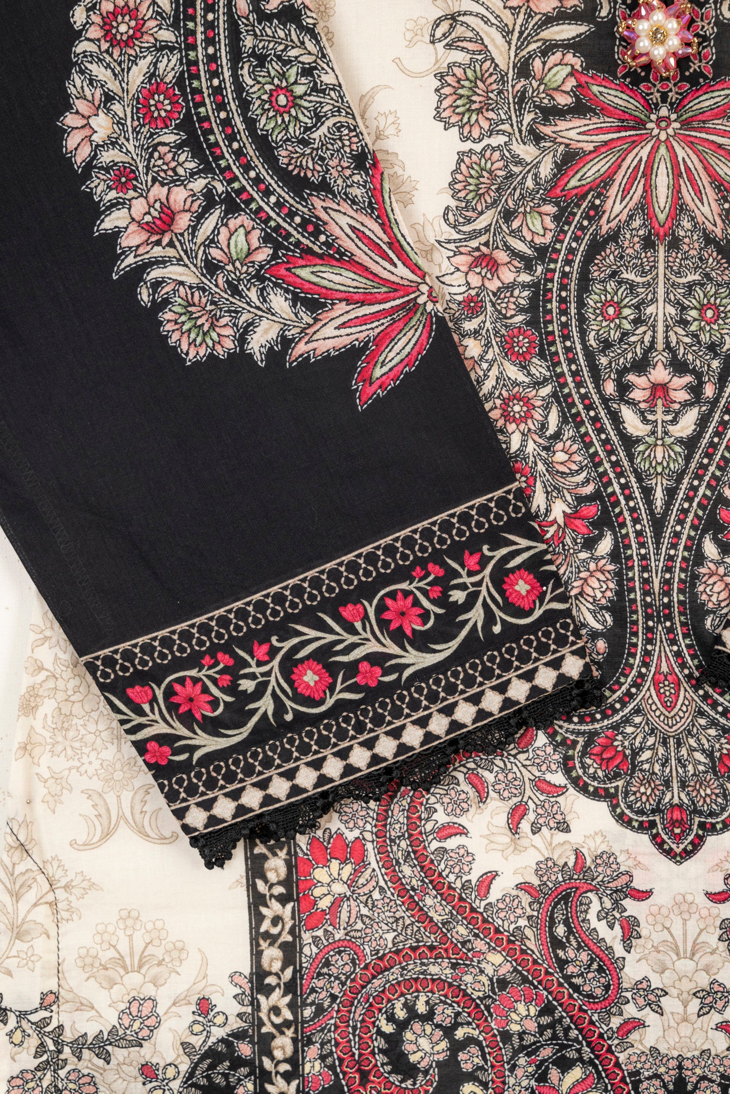 Ethnic Lawn 3 Piece Suit ETH73