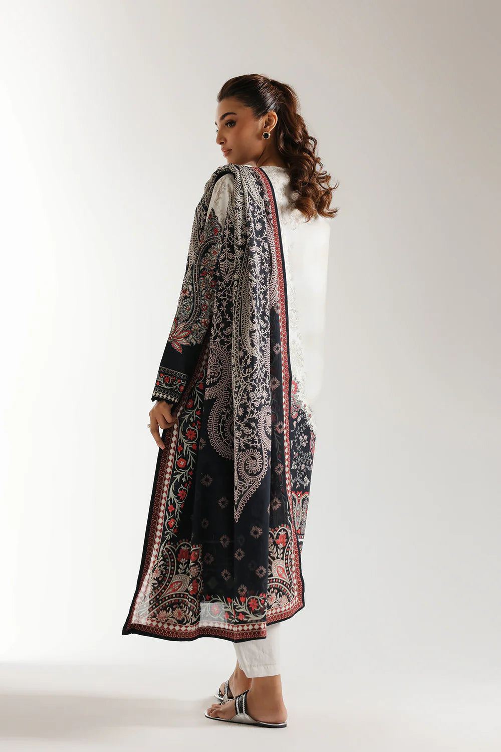 Ethnic Lawn 3 Piece Suit ETH73