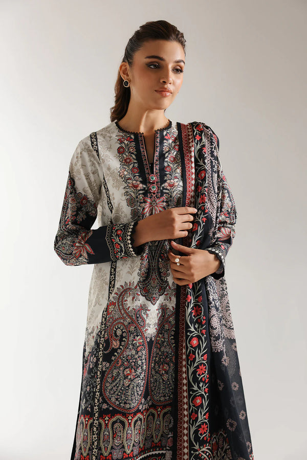 Ethnic Lawn 3 Piece Suit ETH73