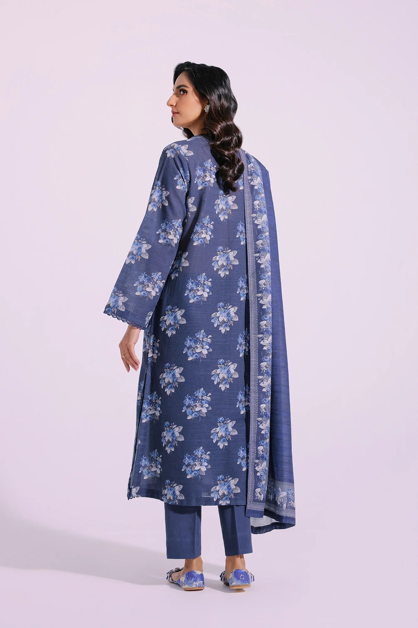 Ethnic Khaddar 3 Piece Suit ETH46