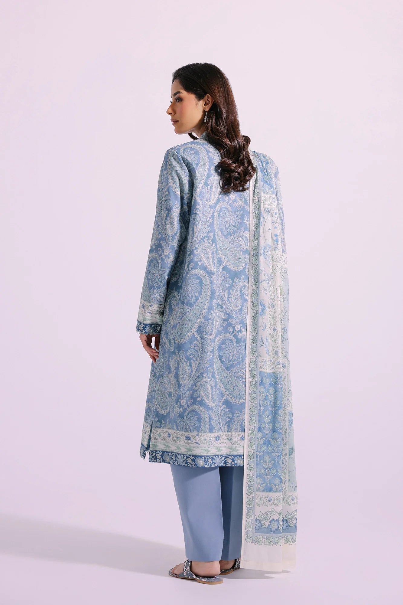 Ethnic Lawn 3 Piece Suit ETH33