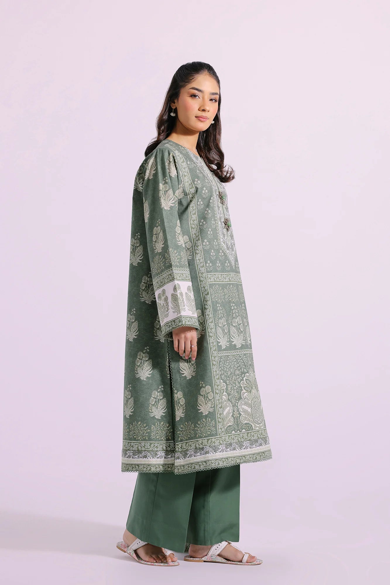 Ethnic Lawn 3 Piece Suit ETH34