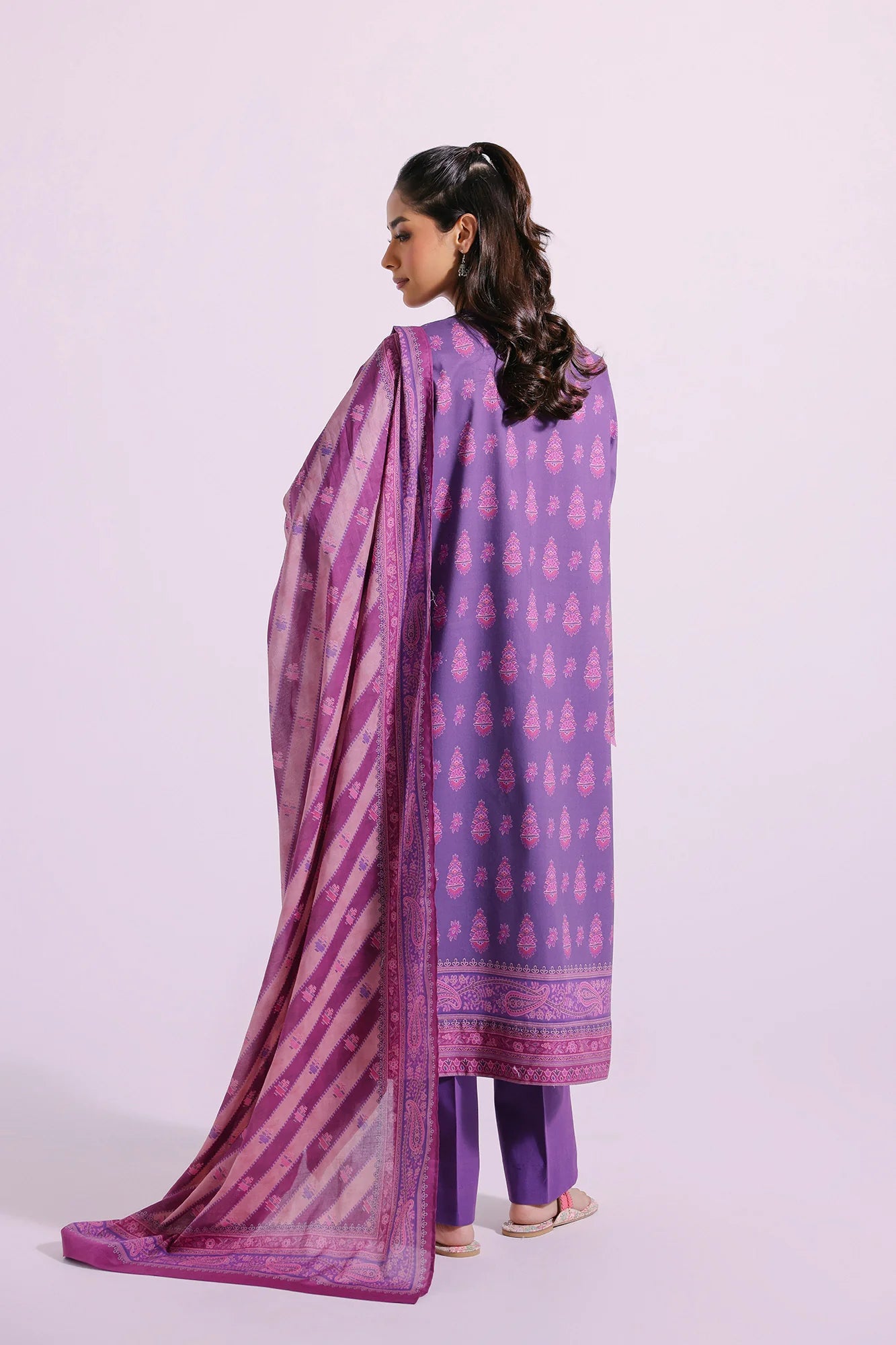 Ethnic Lawn 3 Piece Suit ETH35
