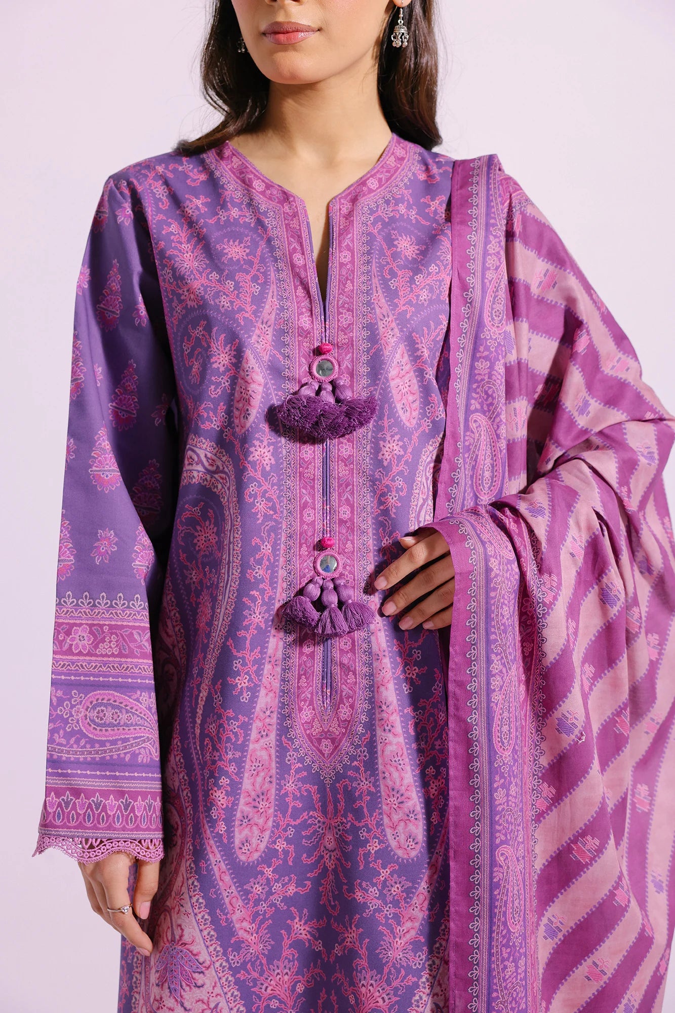Ethnic Lawn 3 Piece Suit ETH35