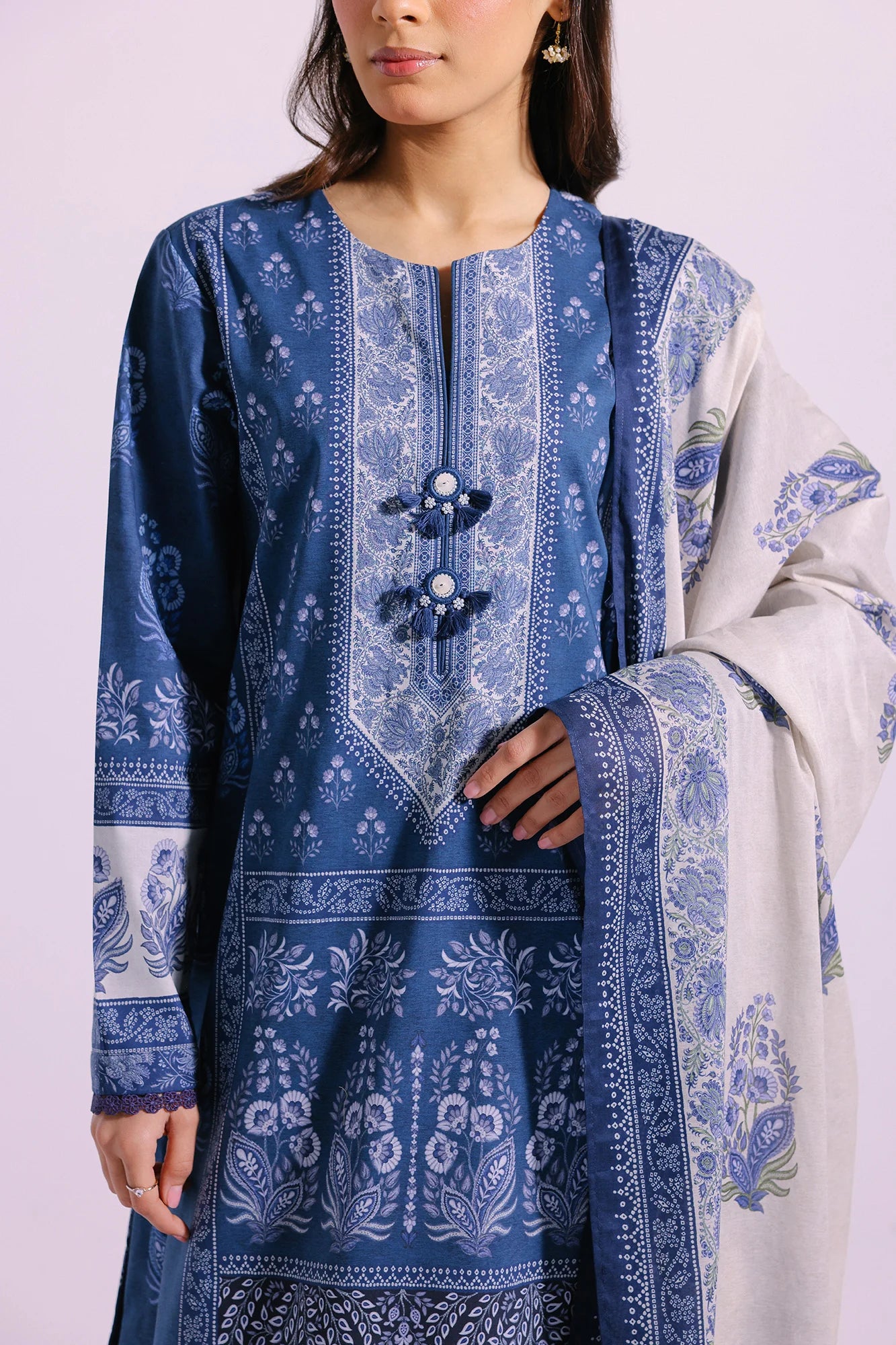Ethnic Lawn 3 Piece Suit ETH36