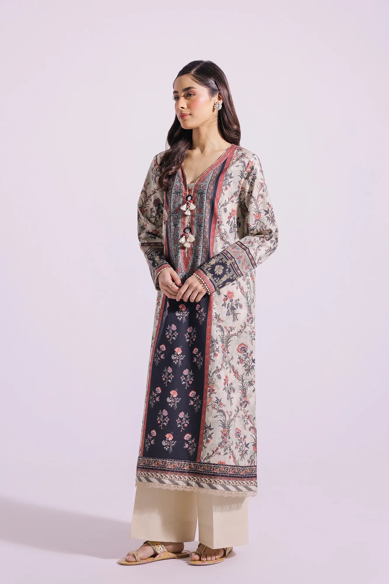 Ethnic Lawn 3 Piece Suit ETH38