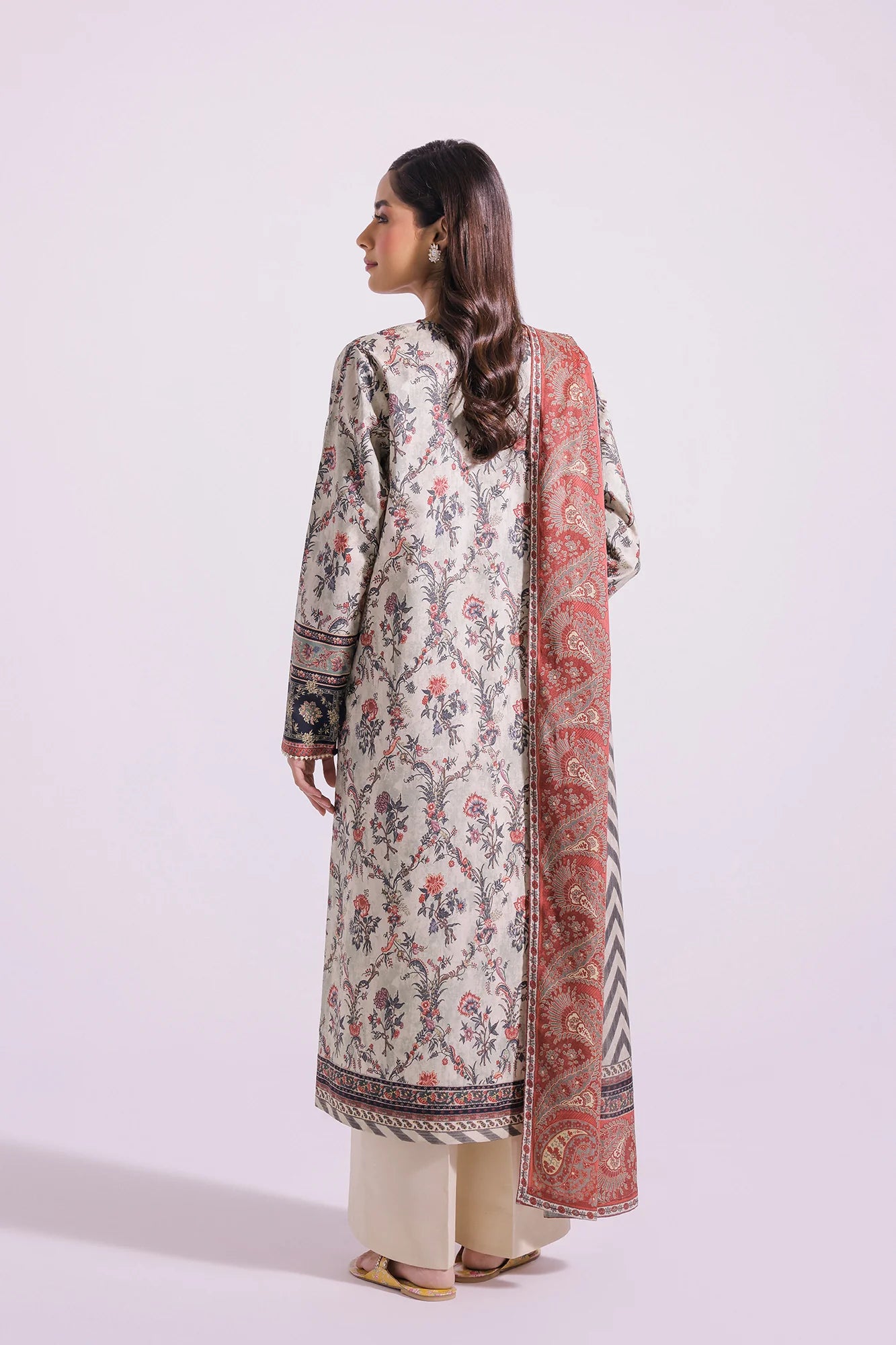 Ethnic Lawn 3 Piece Suit ETH38