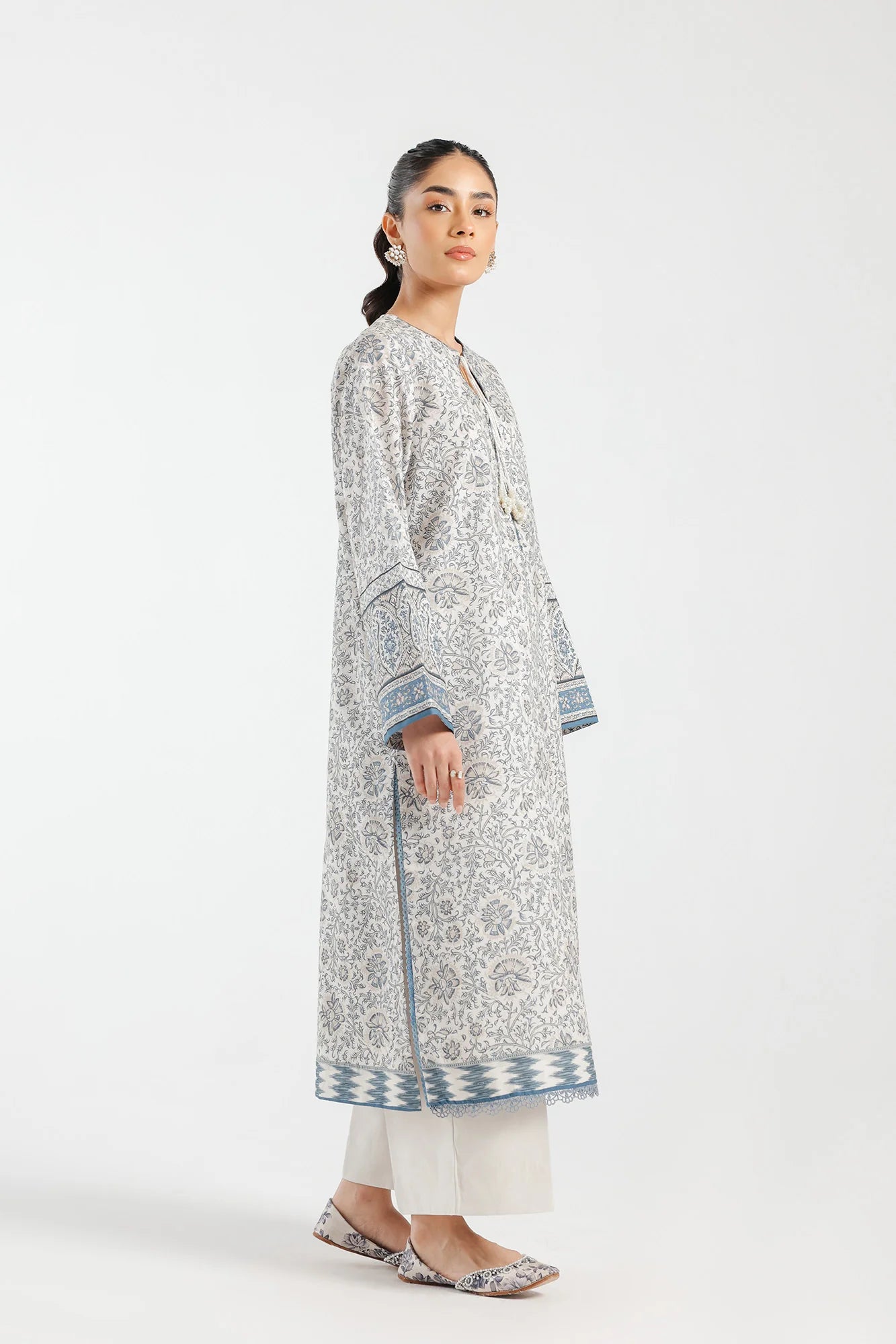 Ethnic Lawn 3 Piece Suit ETH41