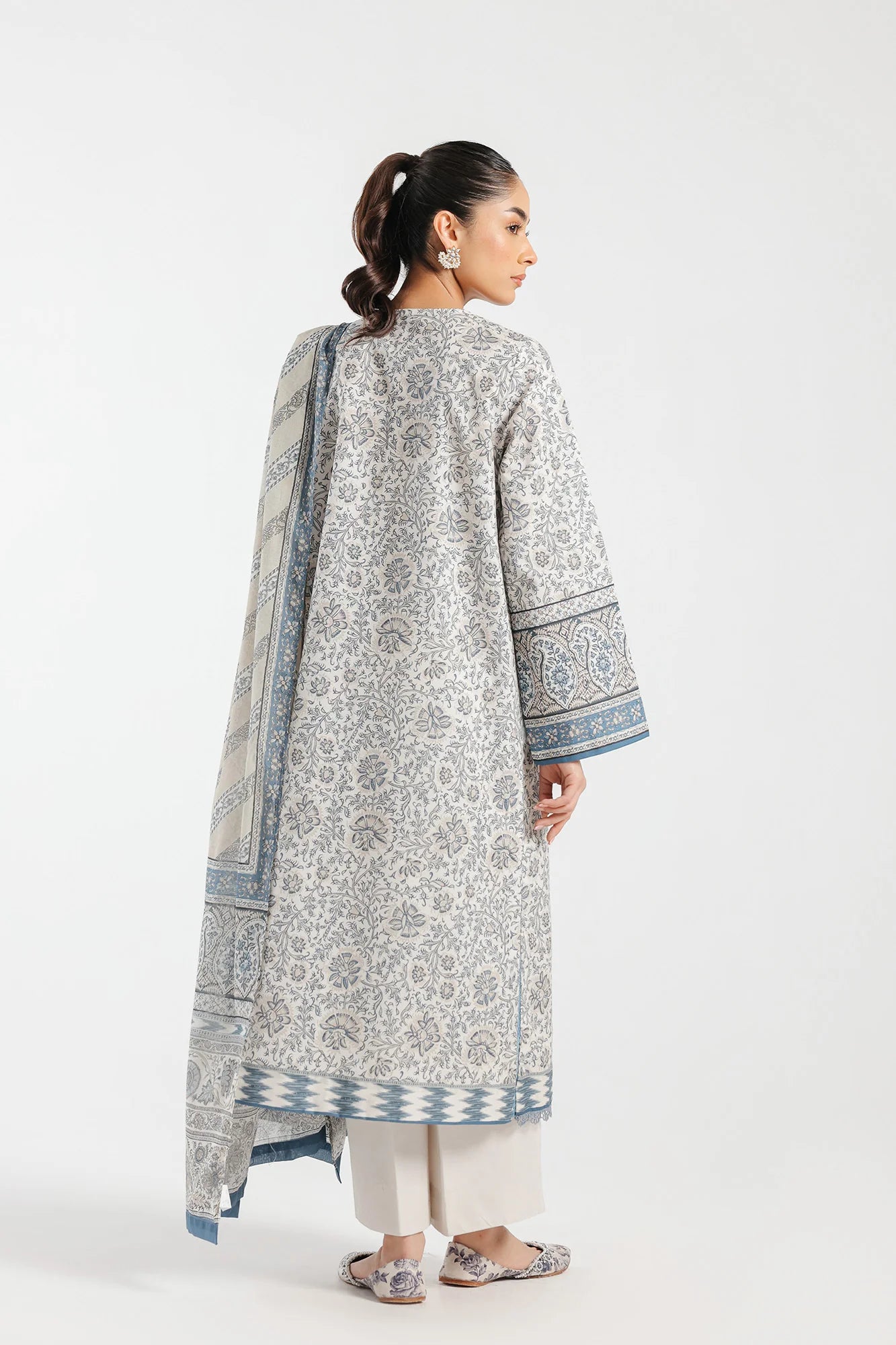 Ethnic Lawn 3 Piece Suit ETH41