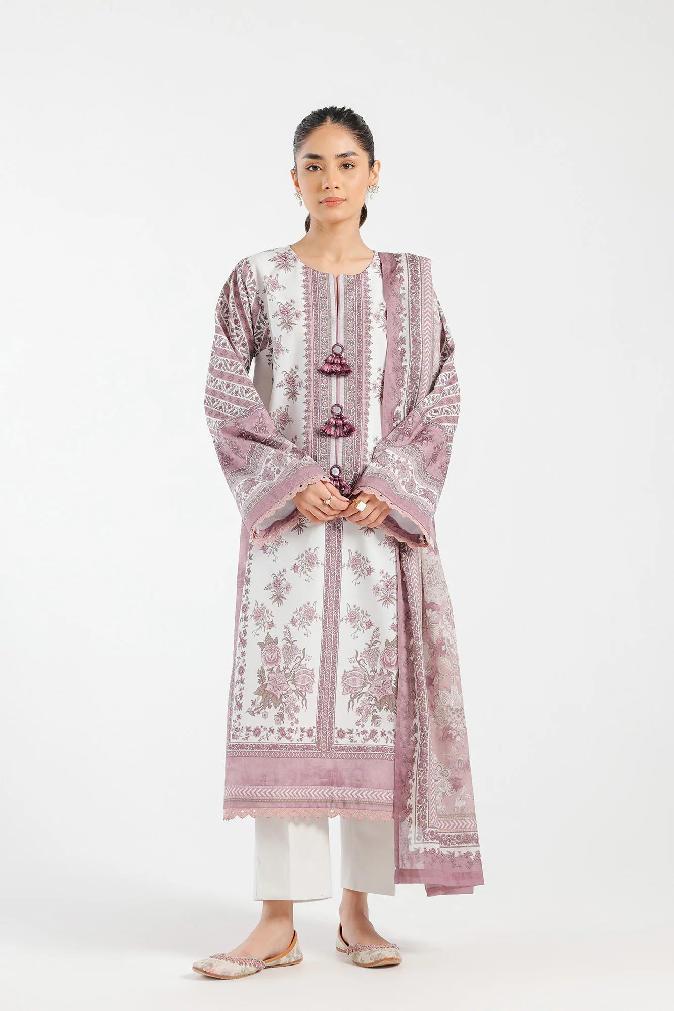 Ethnic Lawn 3 Piece Suit ETH42