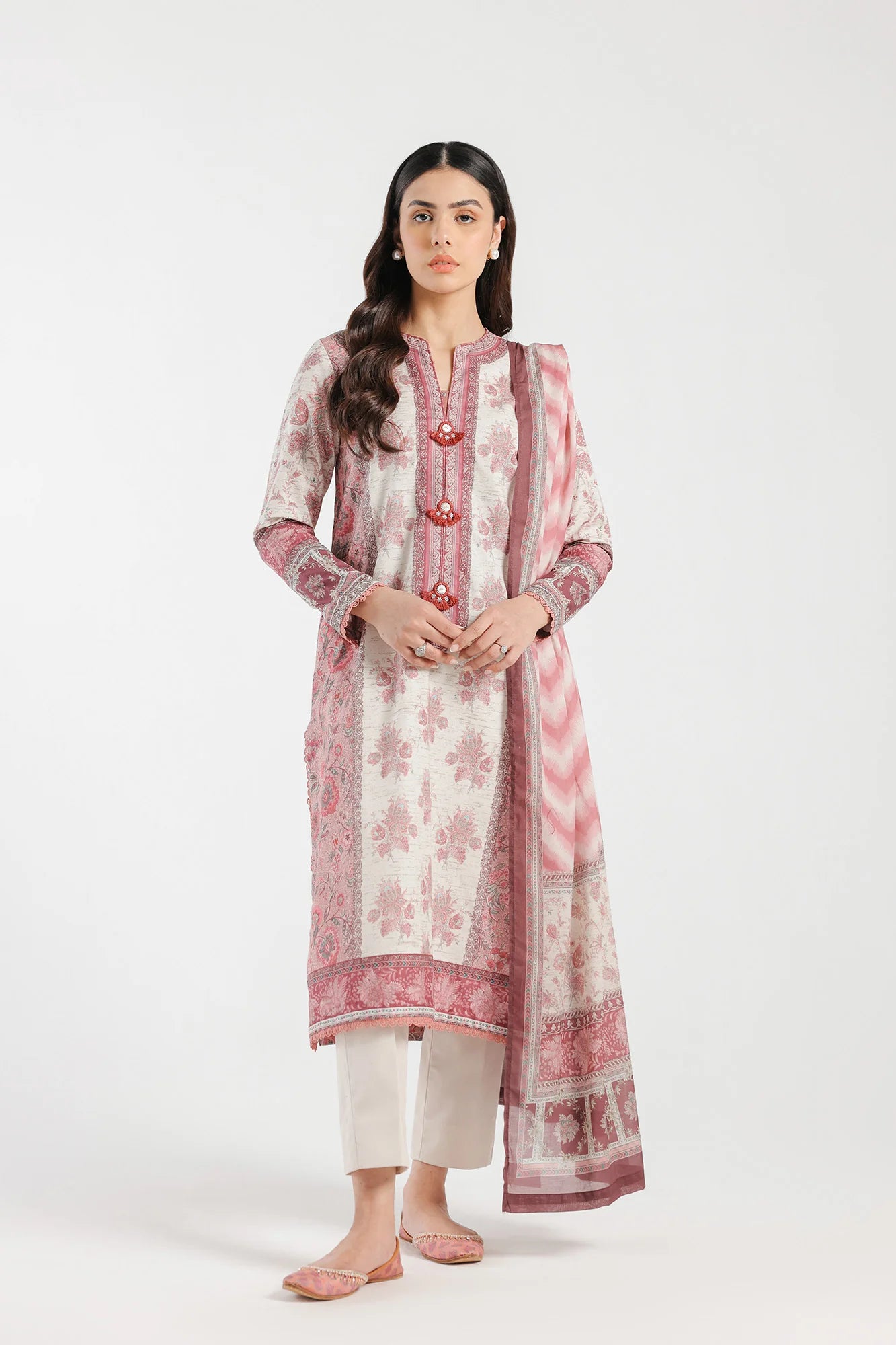 Ethnic Lawn 3 Piece Suit ETH44