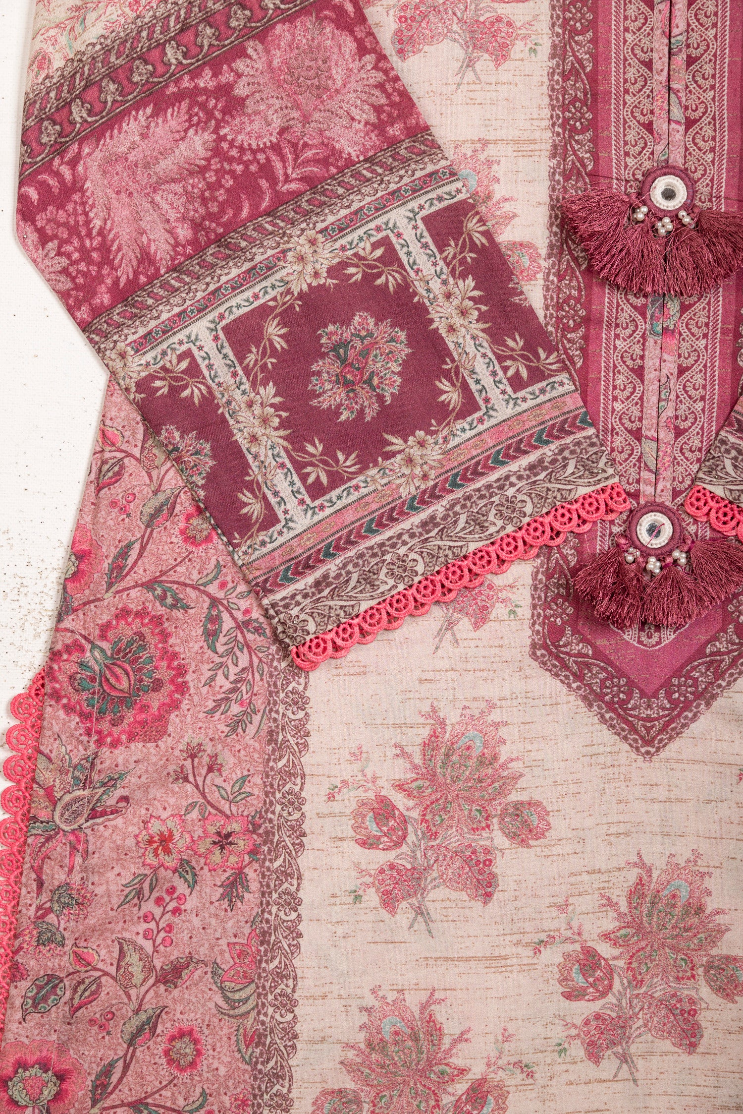 Ethnic Lawn 3 Piece Suit ETH44