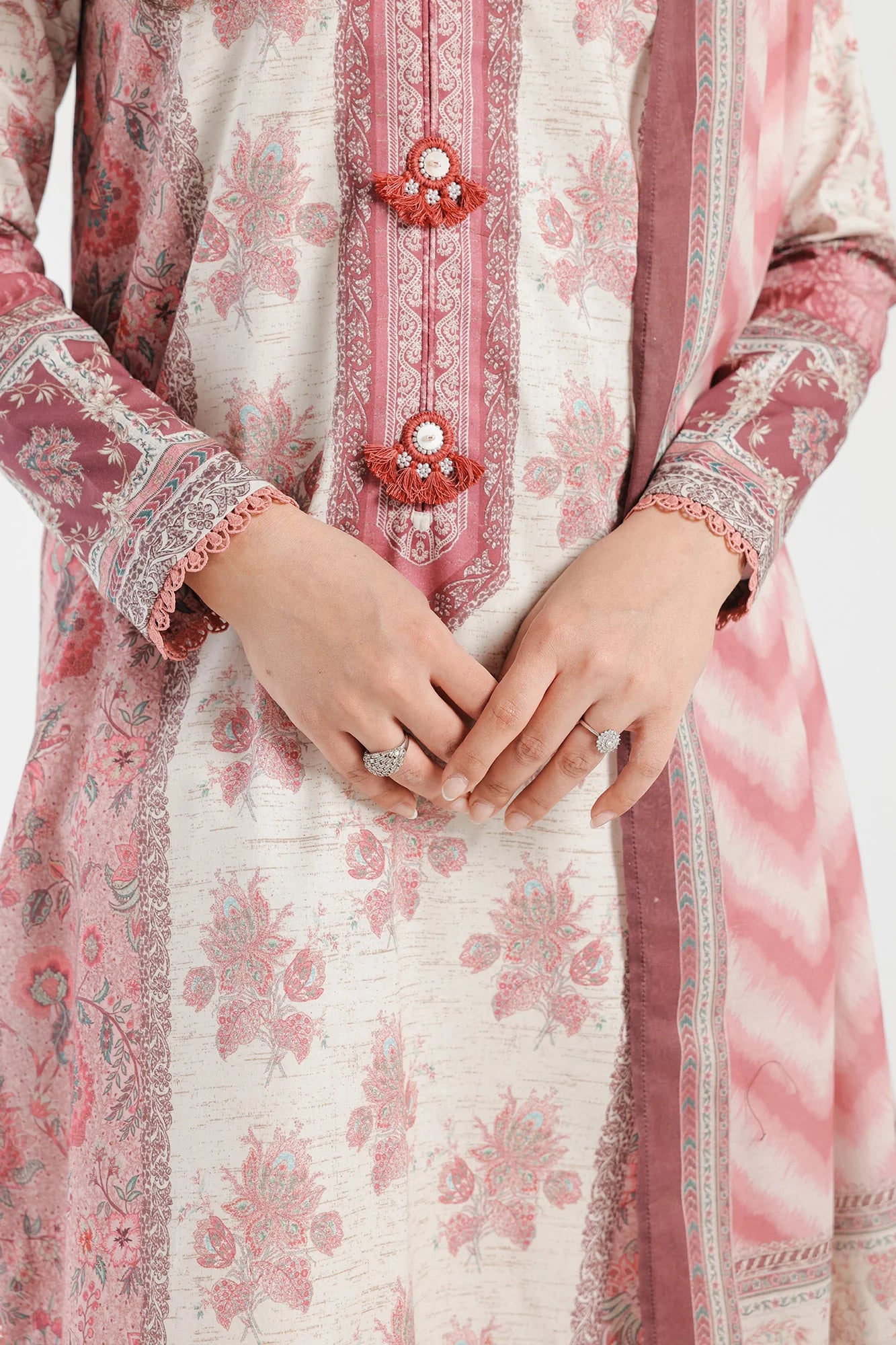 Ethnic Lawn 3 Piece Suit ETH44