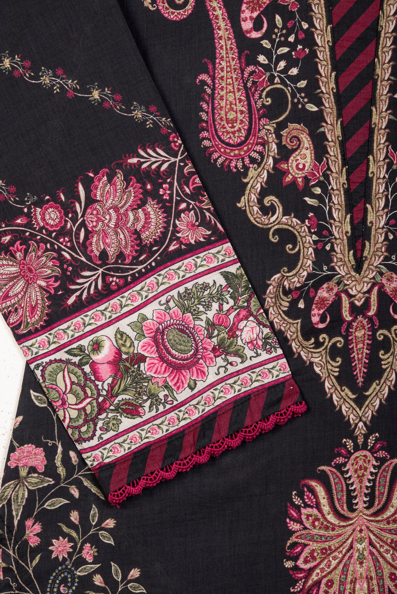 Ethnic Lawn 3 Piece Suit ETH43