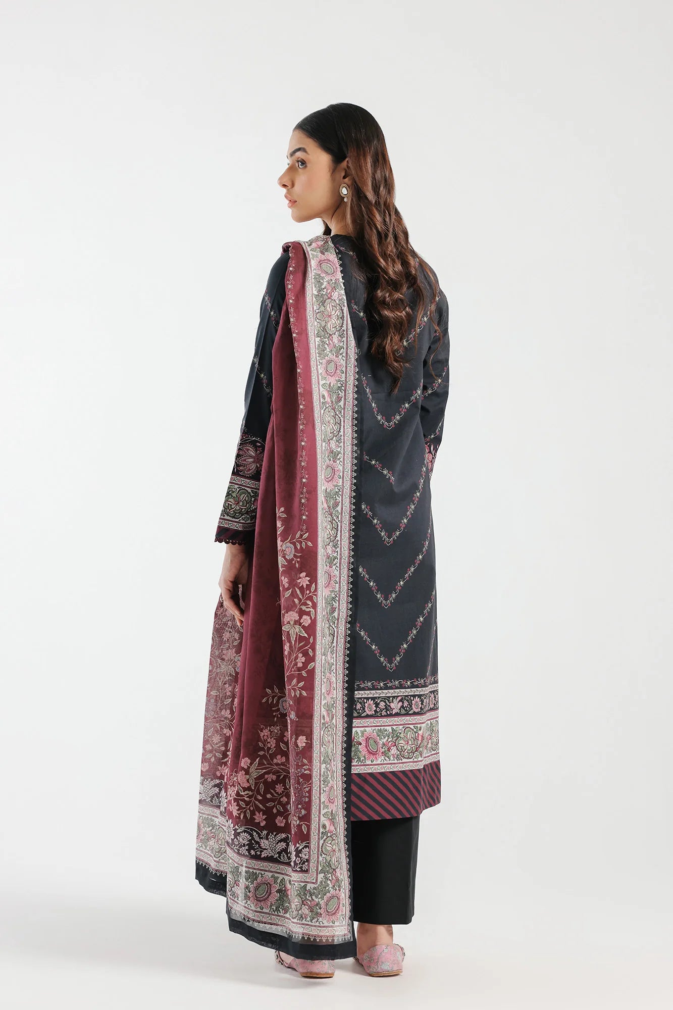 Ethnic Lawn 3 Piece Suit ETH43