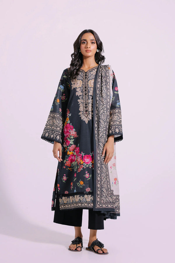 Ethnic Khaddar 3 Piece Suit ETH48
