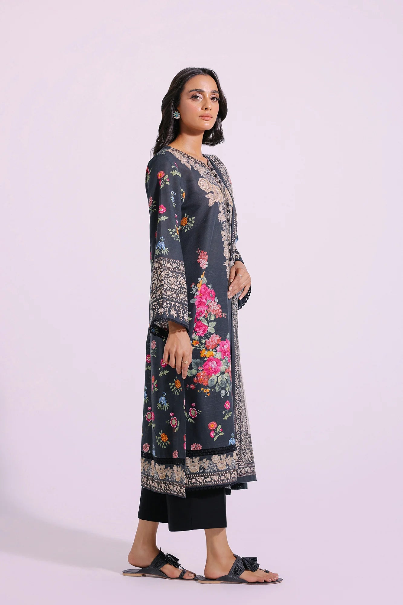 Ethnic Khaddar 3 Piece Suit ETH48