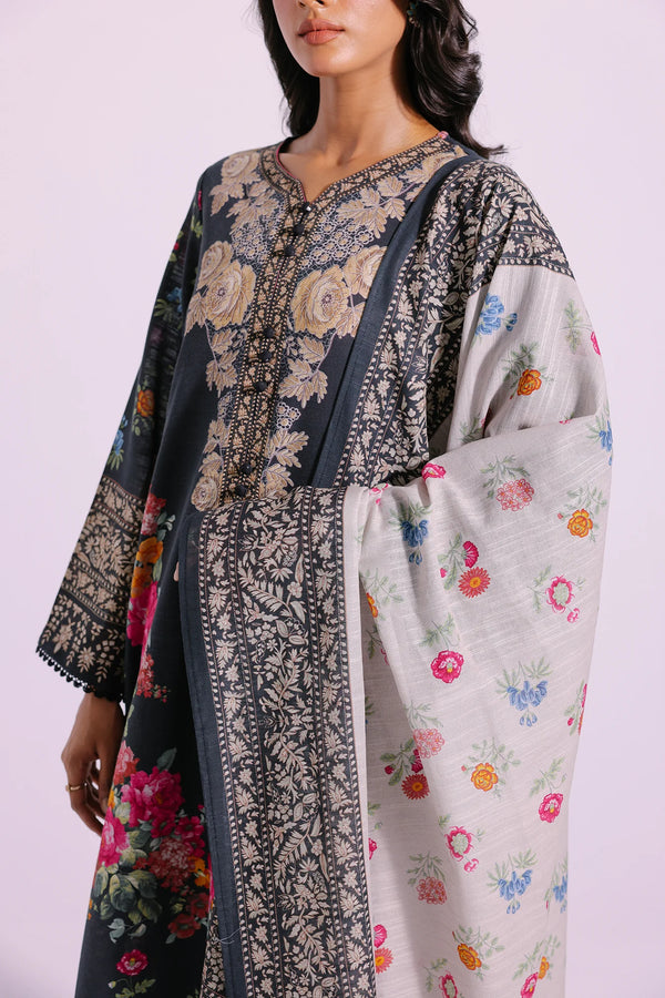 Ethnic Khaddar 3 Piece Suit ETH48