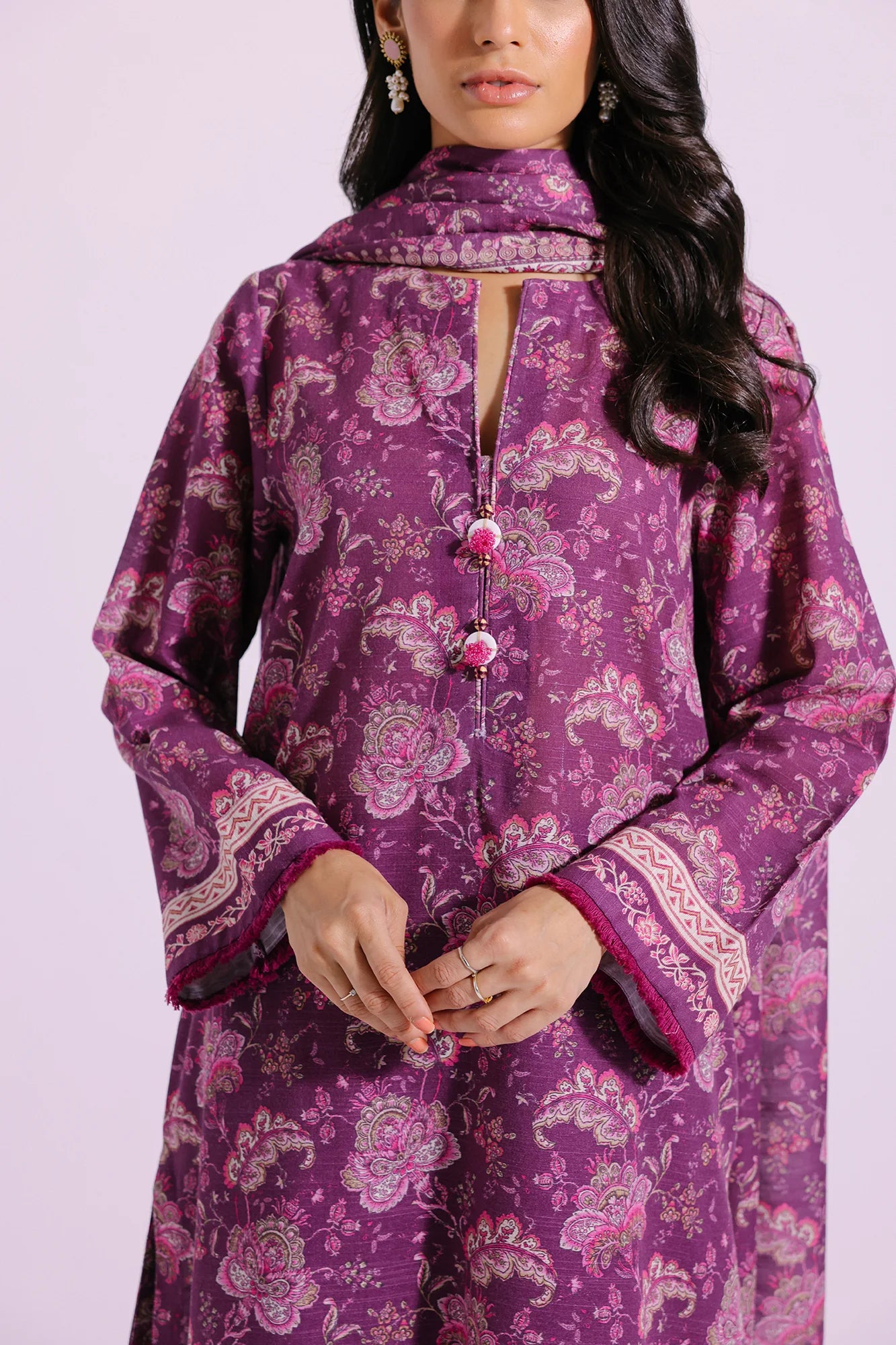 Ethnic Khaddar 3 Piece Suit ETH49