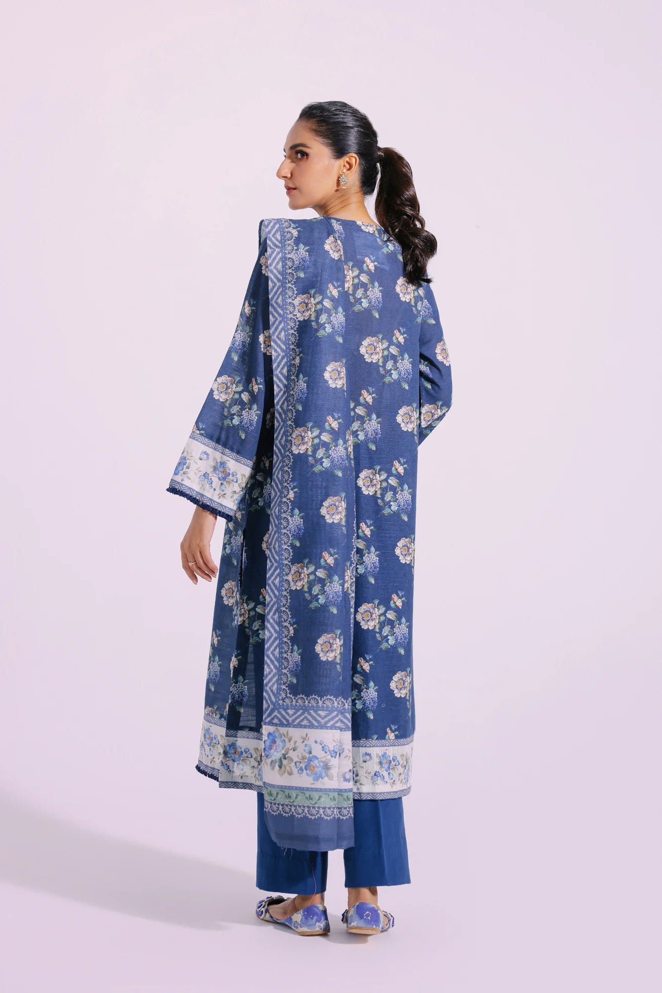 Ethnic Khaddar 3 Piece Suit ETH50