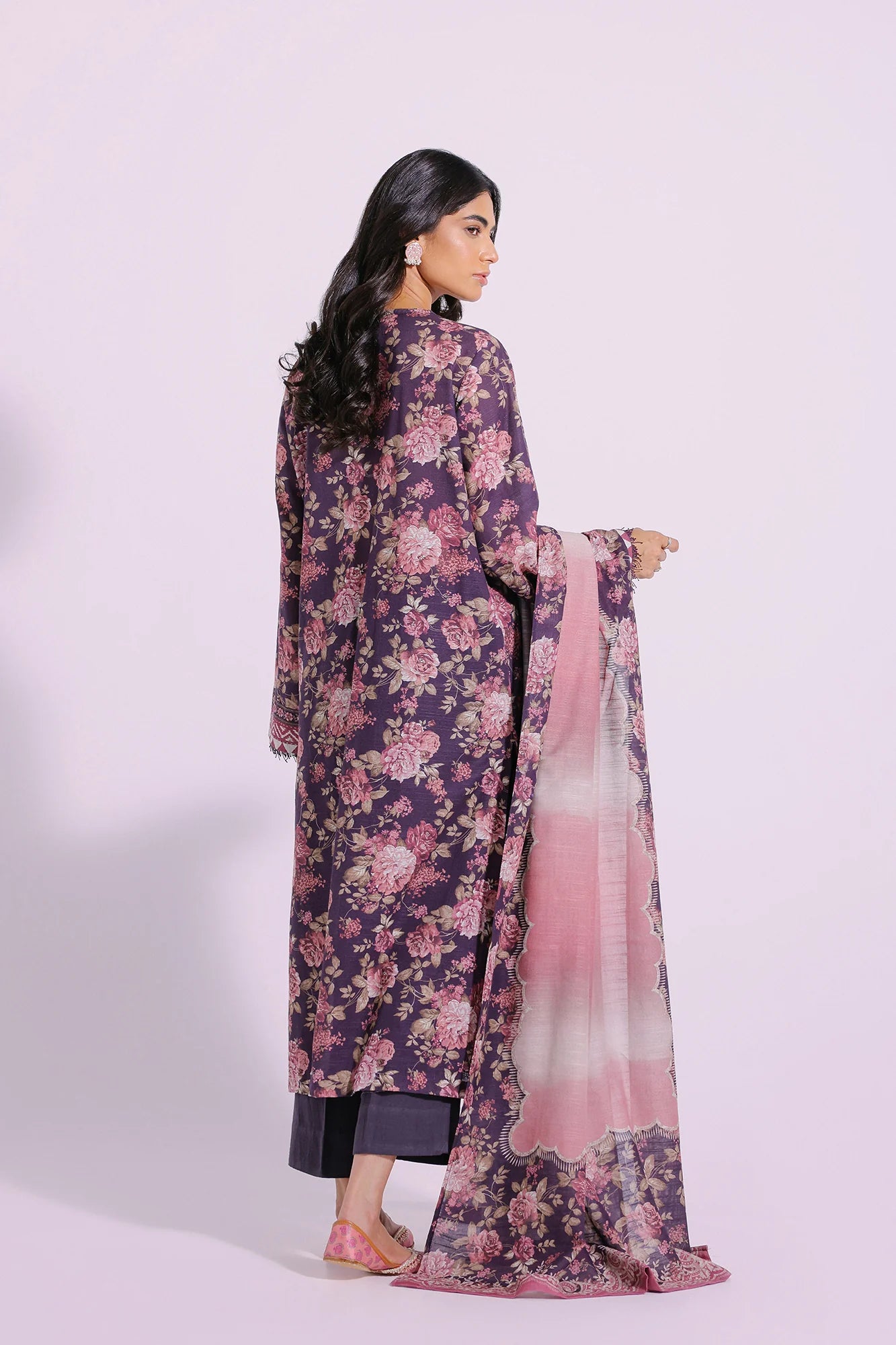 Ethnic Khaddar 3 Piece Suit ETH51