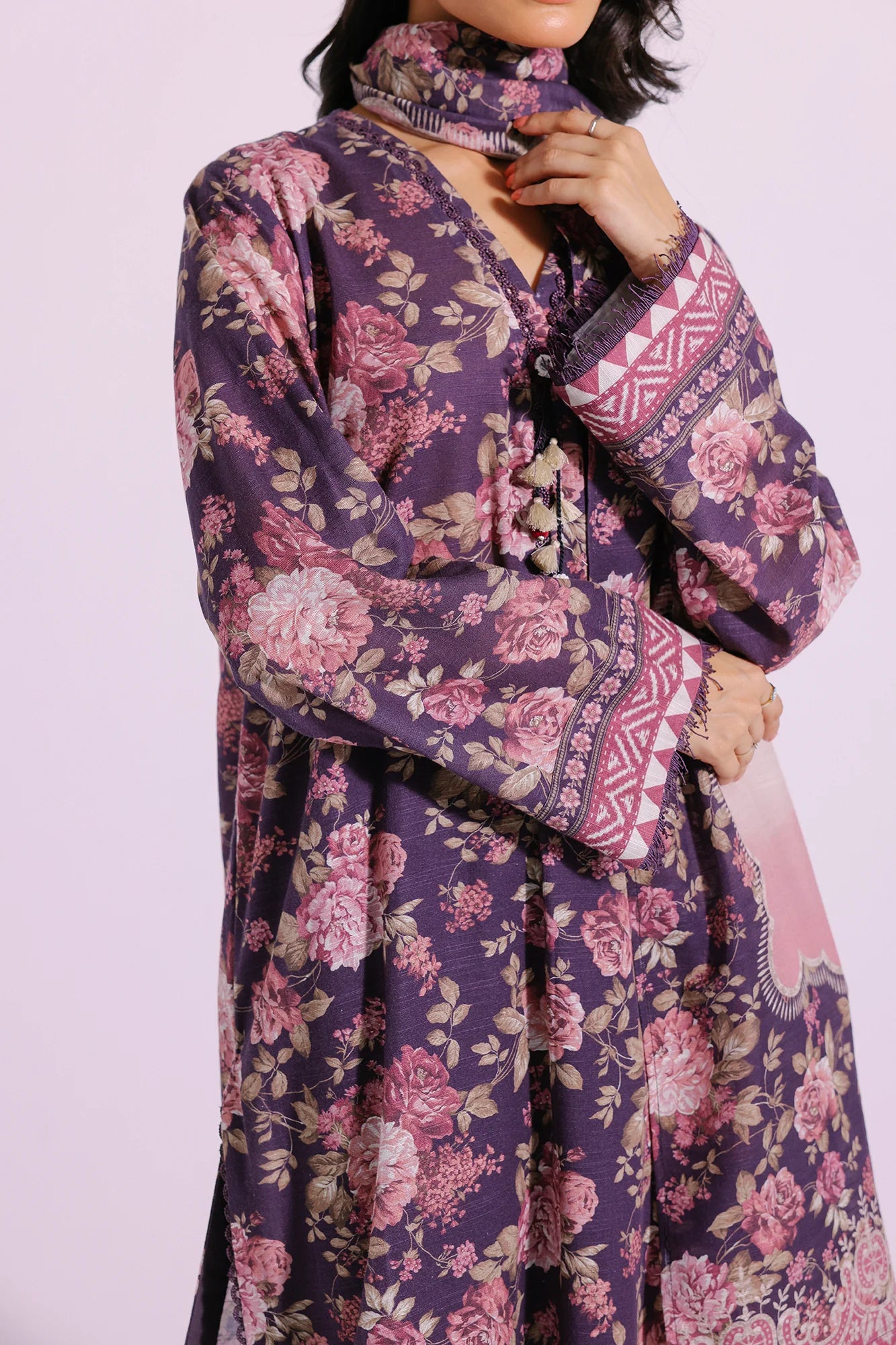 Ethnic Khaddar 3 Piece Suit ETH51