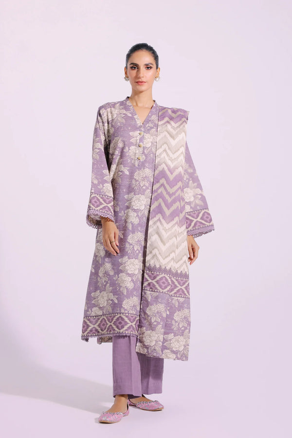Ethnic Khaddar 3 Piece Suit ETH54