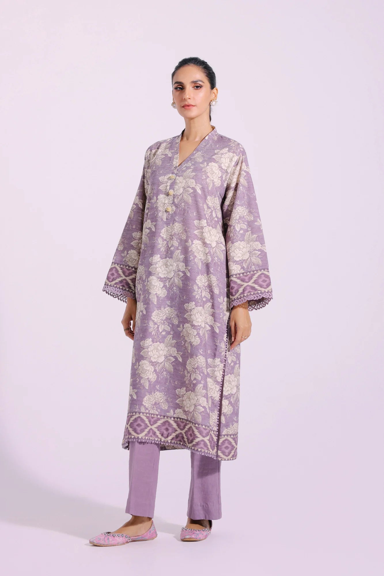 Ethnic Khaddar 3 Piece Suit ETH54