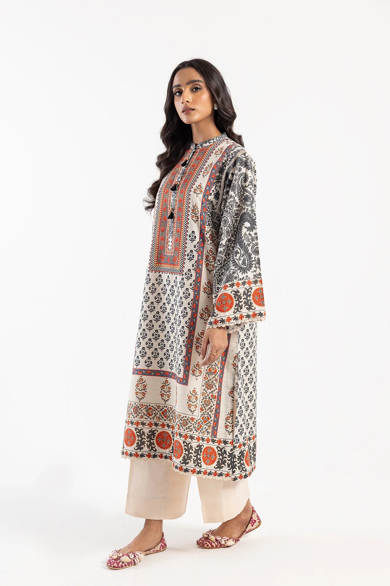 Ethnic Khaddar 3 Piece Suit ETH57