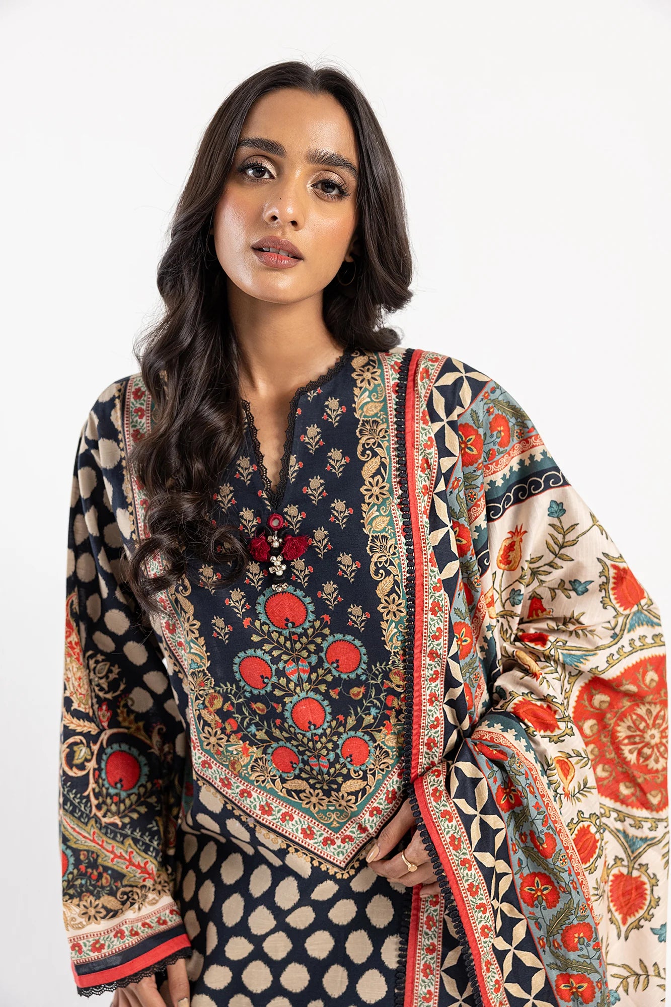 Ethnic Khaddar 3 Piece Suit ETH58