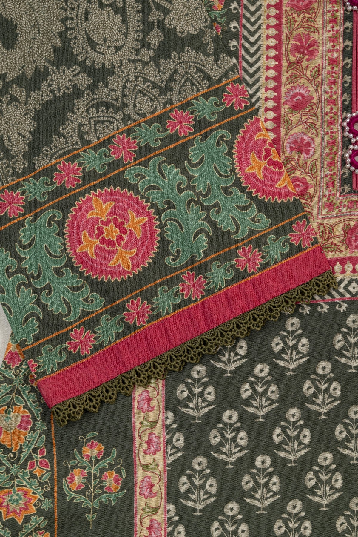 Ethnic Khaddar 3 Piece Suit ETH59