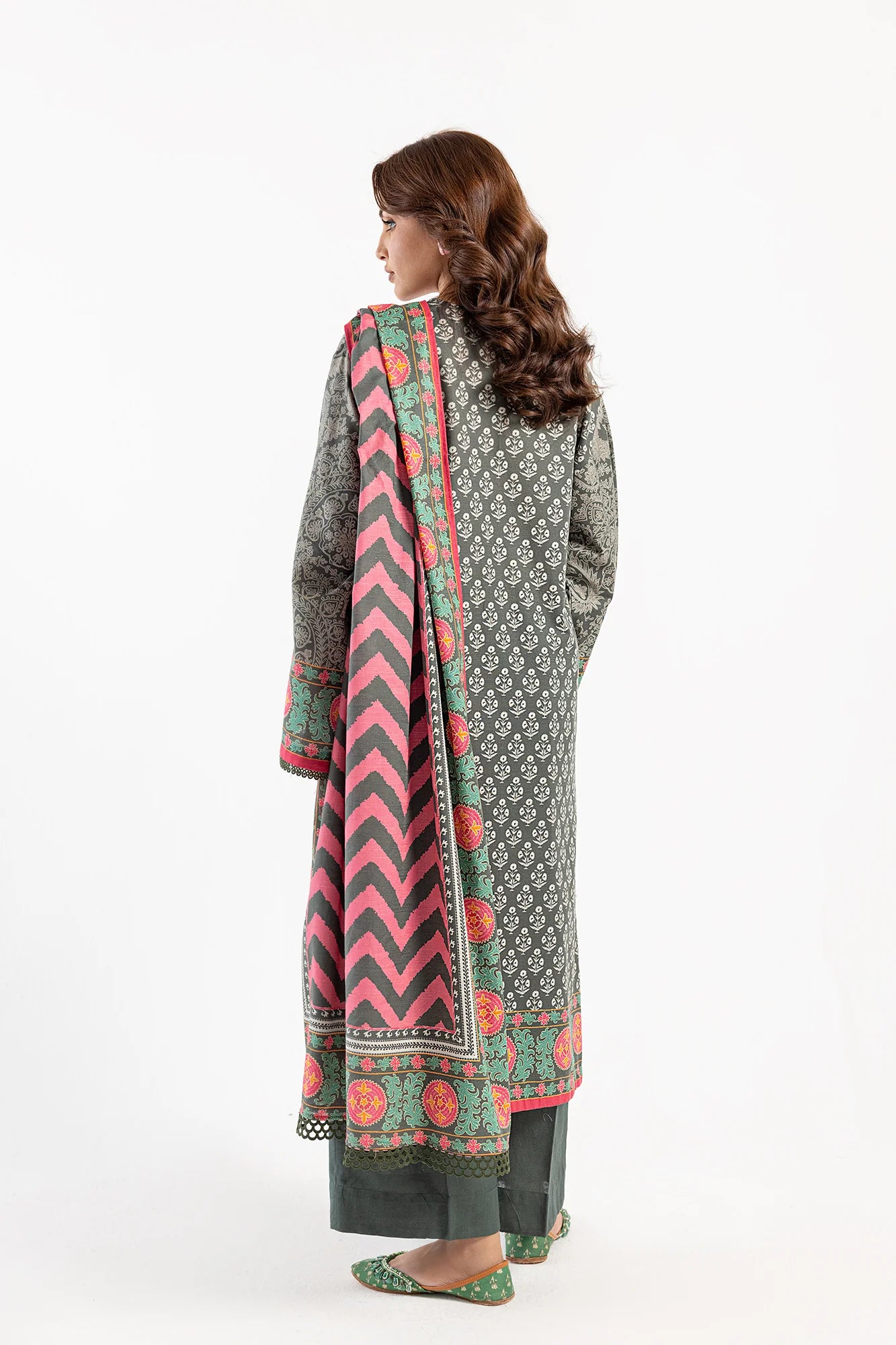 Ethnic Khaddar 3 Piece Suit ETH59