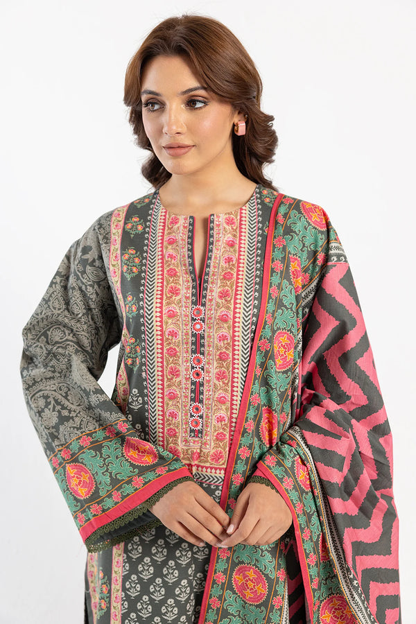 Ethnic Khaddar 3 Piece Suit ETH59