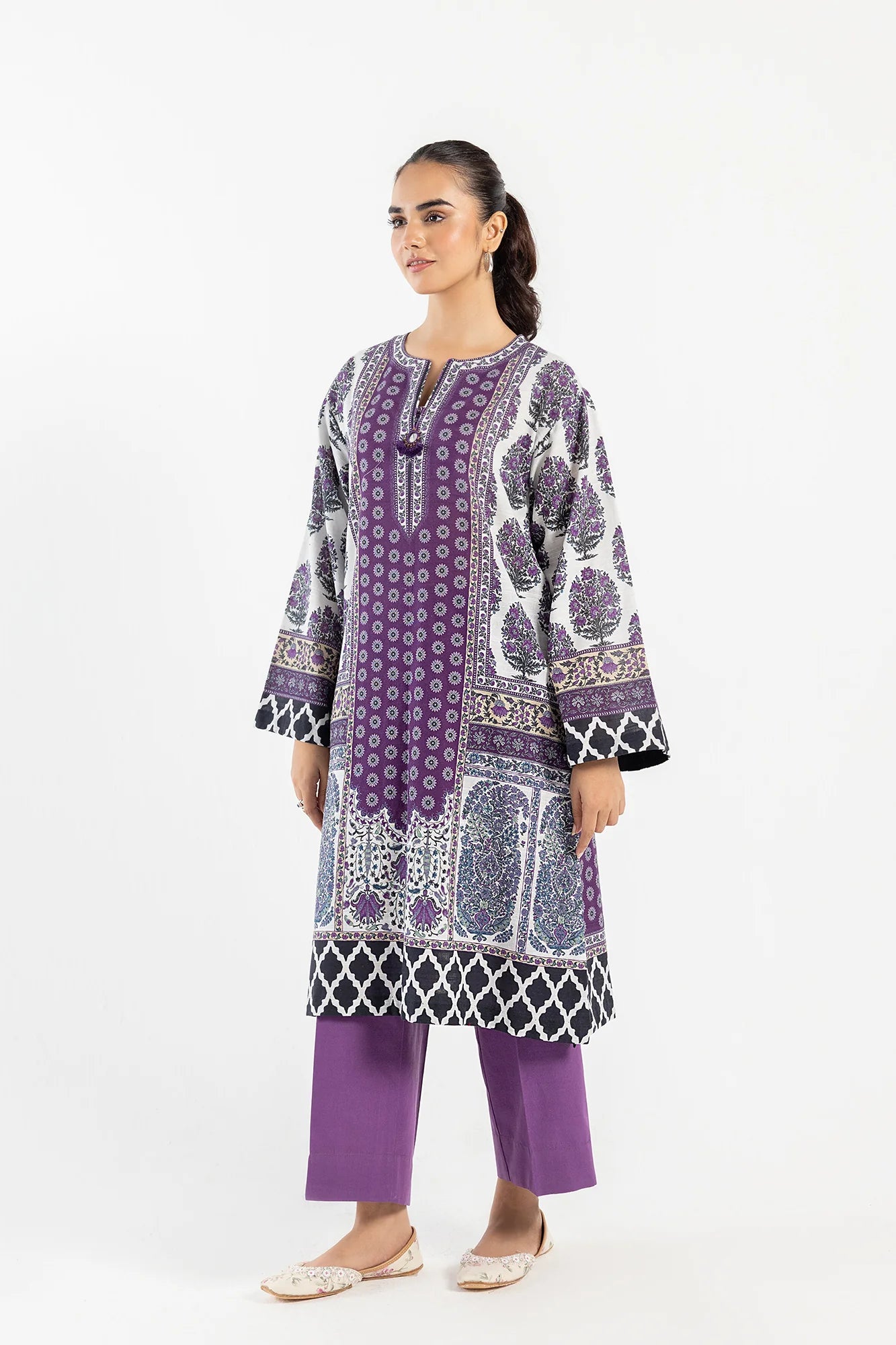 Ethnic Khaddar 3 Piece Suit ETH67