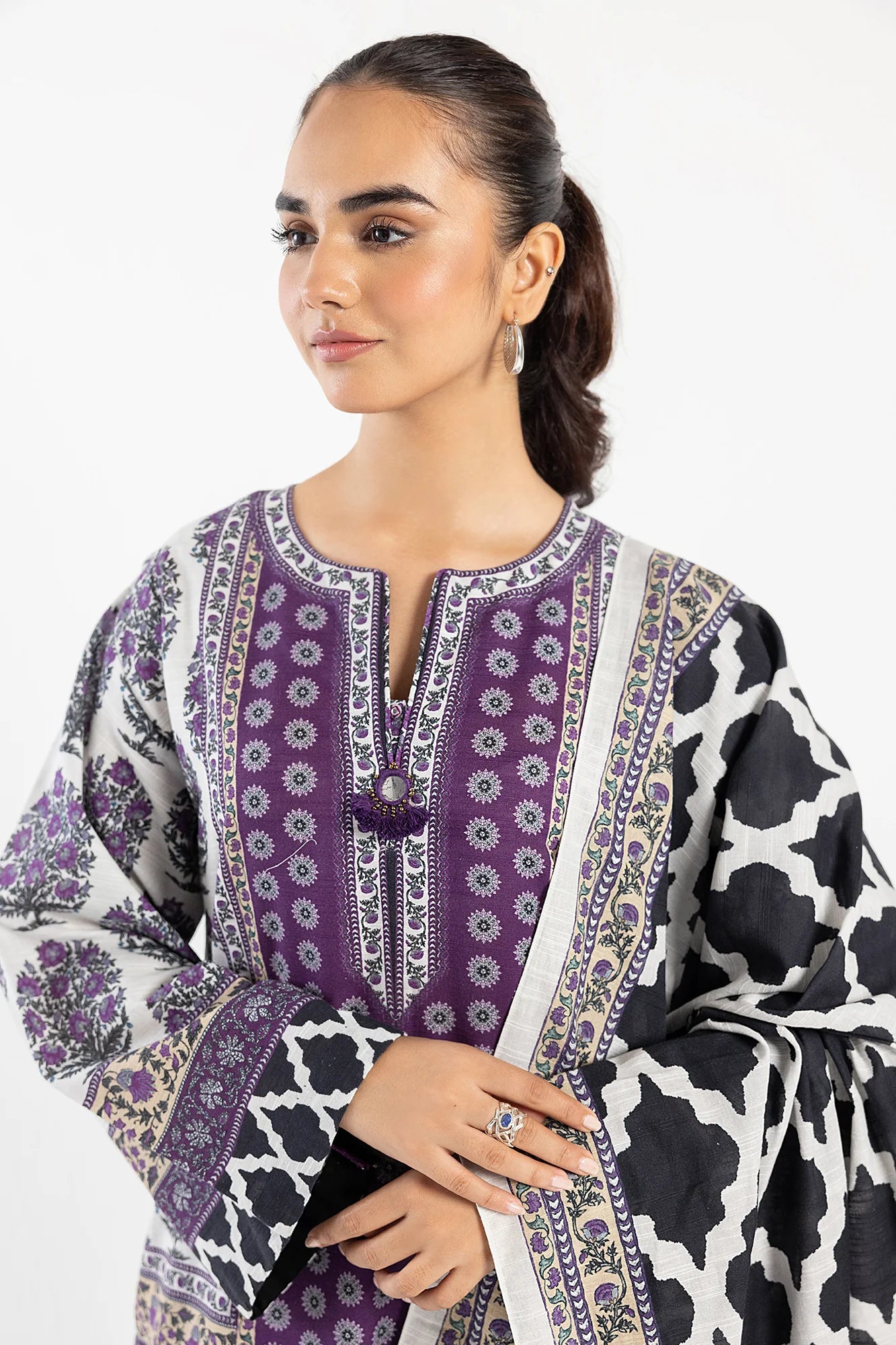 Ethnic Khaddar 3 Piece Suit ETH67