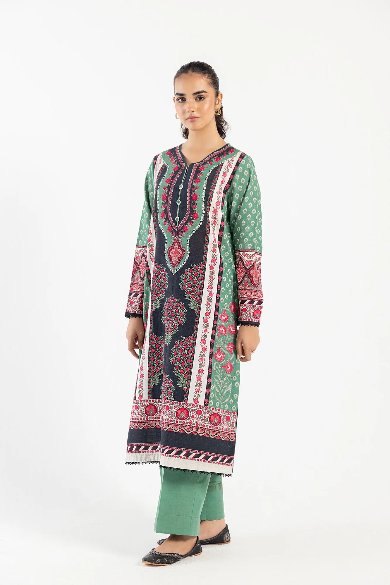 Ethnic Khaddar 3 Piece Suit ETH63