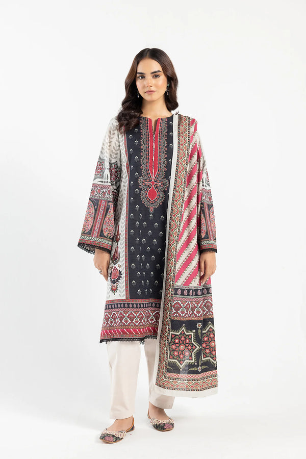 Ethnic Khaddar 3 Piece Suit ETH64